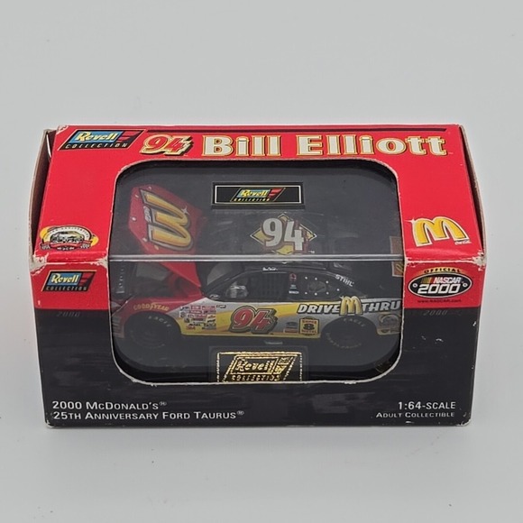 Revell Other - 2000 McDonald's 25th Ford Taurus Nascar Bill Elliott 1:64* Autographed*